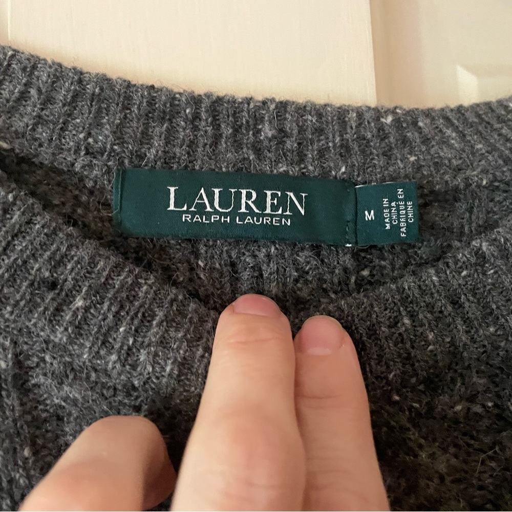 Ralph Lauren slight puff sleeve sweater